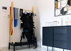 Space and equipment for EMS training